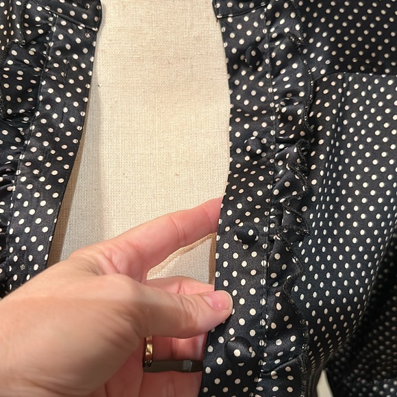 Sanctuary 100% Silk Polka Dot Mini Dress - Picture 6 of 12